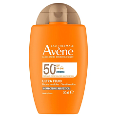  Флюид-перфектор для лица "AVENE" Ультралегкий солнцезащитный SPF 50+ 50мл N1 