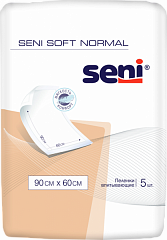 Пеленка гигиеническая Seni Soft Normal 90см*60см N5 