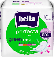  Прокладки "Bella perfecta ultra green" N10 