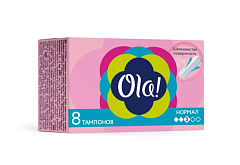  Тампоны "Ola!" normal Шелковистая поверхность N8 