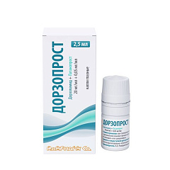 Дорзопрост капли глазные 20мг/мл+0.05мг/мл 2.5мл N1 