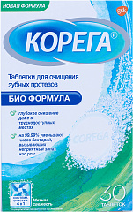  Корега Био Формула таблетки для очистки зубных протезов тб шипучие N30 
