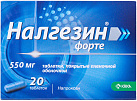 Налгезин форте тб п/плен об 550мг №20 