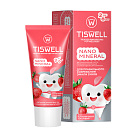 Зубная паста детская "Tiswell" реминерализ.с наногидроксиапат. Клубничный пломбир от 2-6 лет 60г №1 