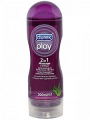  Гель-лубрикант DUREX Play Massage 2в1 Aloe Vera 200мл N1 