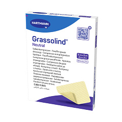  Повязка стерильная "Grassolind" мазевая 5см*5см N10 