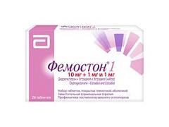  Фемостон 1 тб 10мг+1мг и 1мг N28 